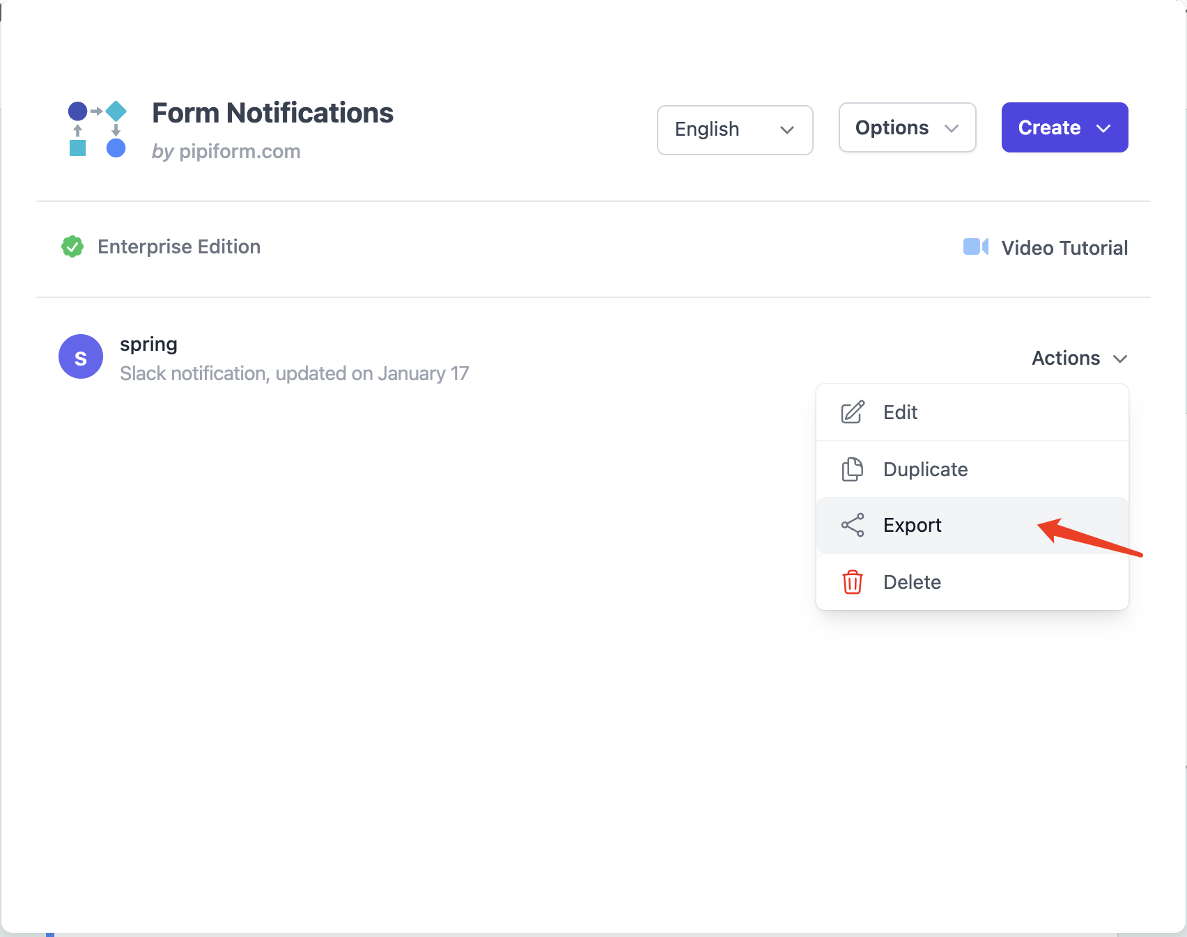 Exportar Reglas de Google Form