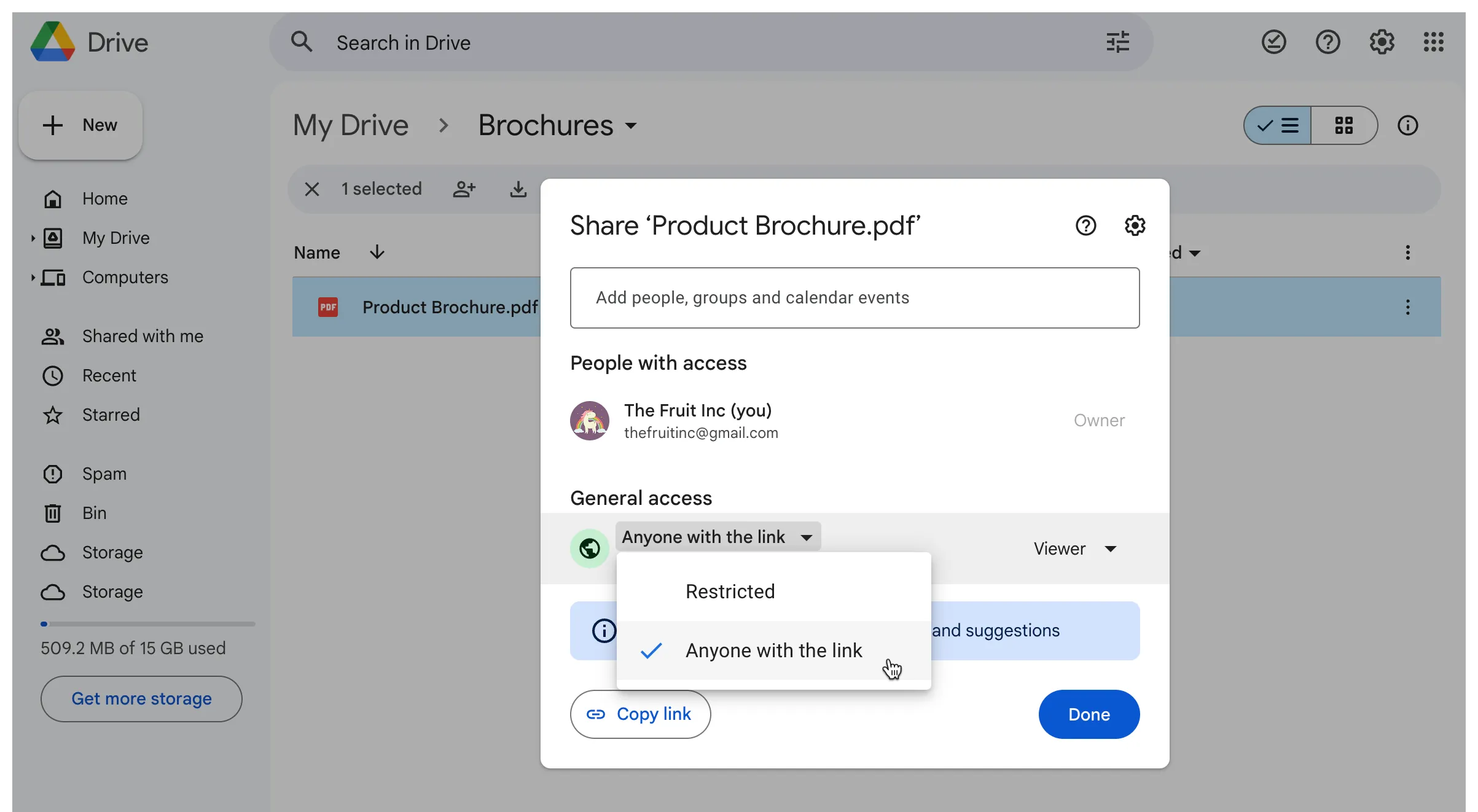 फॉर्म सूचना में Google Drive फ़ाइलें कैसे एम्बेड करें