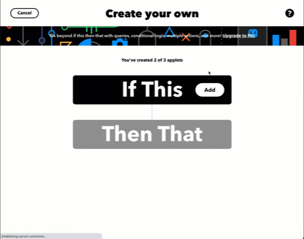Connecter Google Forms à IFTTT