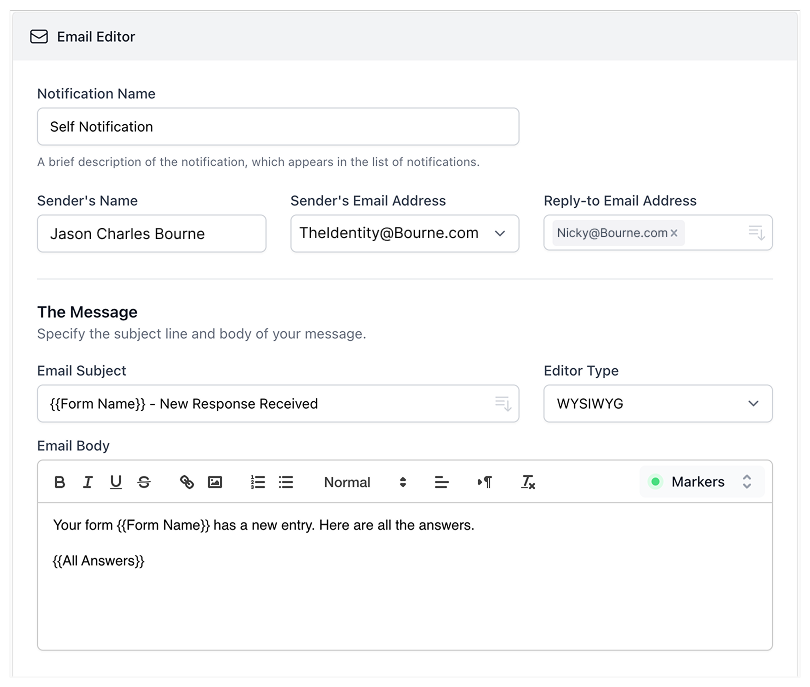 自我通知工作流程