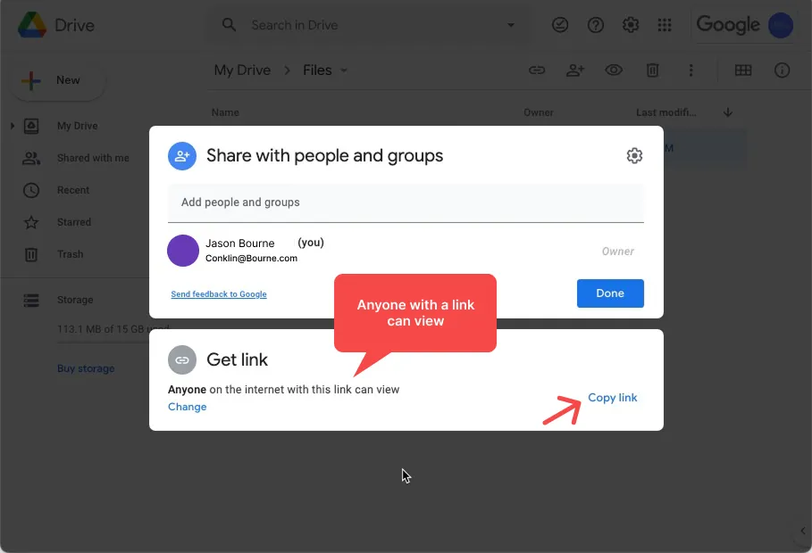 Bagikan File Google Drive