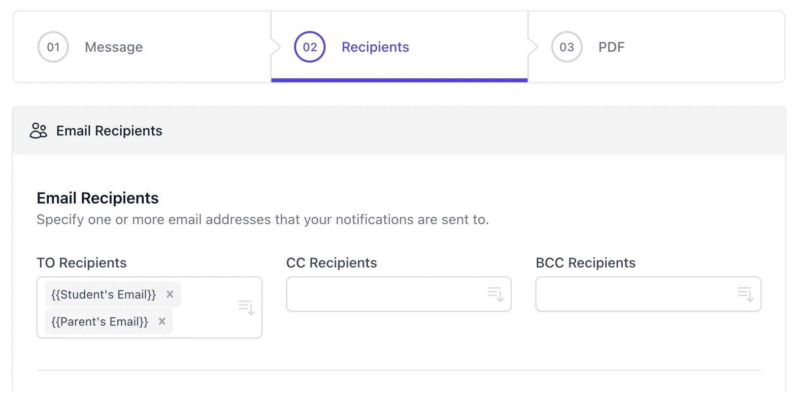 Multiple Respondent Emails